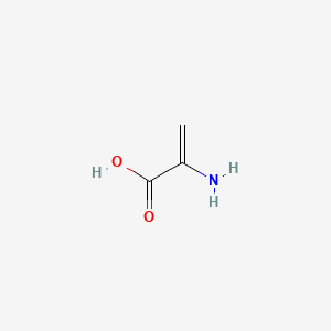 molecular formula C3H5NO2 B10760469 Dehydroalanine CAS No. 28453-71-6