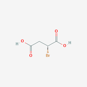 molecular formula C4H5BrO4 B107605 (R)-2-溴丁二酸 CAS No. 3972-41-6