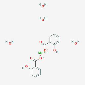 molecular formula C14H10MgO6 B107607 magnesium bis(2-hydroxybenzoate) CAS No. 18917-89-0