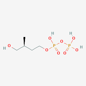 molecular formula C5H14O8P2 B10760855 4-Hydroxy-3-methyl butyl diphosphate 