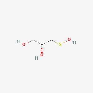 molecular formula C3H8O3S B10760858 1-Hydroxy-1-thio-glycerol 