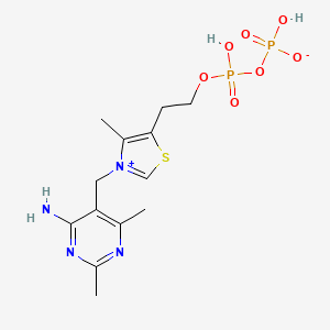 molecular formula C13H20N4O7P2S B10760864 6'-Methyl-Thiamin Diphosphate 