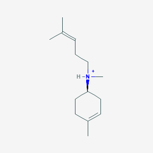 molecular formula C14H26N+ B10760887 S-Azabisabolene 