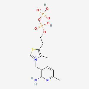 molecular formula C13H19N3O7P2S B10760929 1'-Deazo-Thiamin Diphosphate 