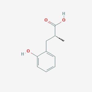 molecular formula C10H12O3 B10760944 Trans-O-Hydroxy-Alpha-Methyl Cinnamate 