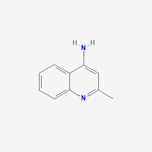 B107616 4-Aminoquinaldine CAS No. 6628-04-2