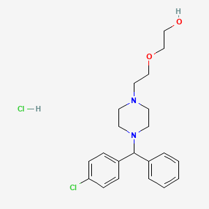 molecular formula C21H28Cl2N2O2 B10761774 Hydroxyzine Hcl CAS No. 14729-22-7