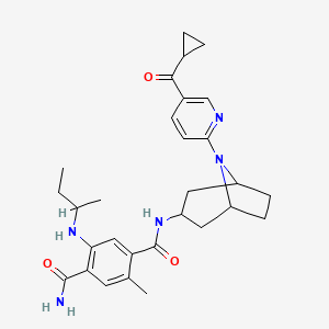 molecular formula C29H37N5O3 B10761783 XL888 