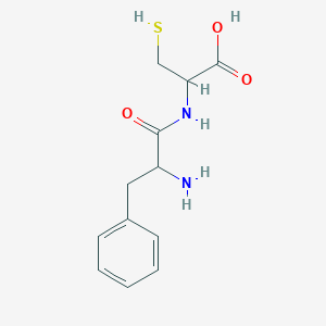 molecular formula C12H16N2O3S B10761862 Phenylalanylcysteine 