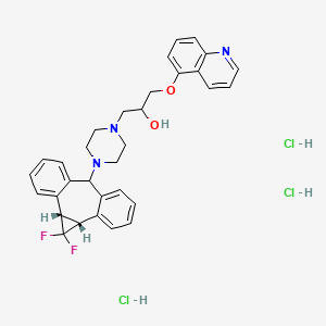 molecular formula C32H34Cl3F2N3O2 B10761894 Zosuquidar trihydrochloride 