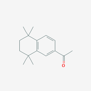 molecular formula C16H22O B107621 1-(5,5,8,8-四甲基-5,6,7,8-四氢萘-2-基)乙酮 CAS No. 17610-21-8
