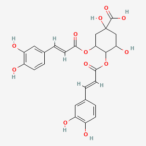 molecular formula C25H24O12 B10762138 Isochlorogenic acid b 