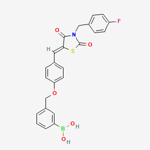 molecular formula C24H19BFNO5S B10762147 HA130 