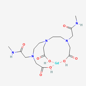 molecular formula C16H29GdN5O8 B10762184 2-[Bis[2-[carboxymethyl-[2-(methylamino)-2-oxoethyl]amino]ethyl]amino]acetic acid;gadolinium 
