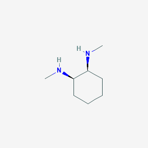 molecular formula C8H18N2 B107622 (1S,2R)-1-N,2-N-dimethylcyclohexane-1,2-diamine CAS No. 75599-23-4