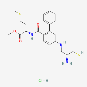 molecular formula C22H30ClN3O3S2 B10762262 FTI-277 hydrochloride 