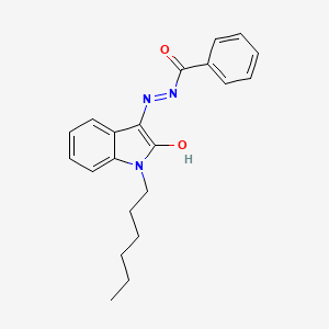 molecular formula C21H23N3O2 B10762283 MDA 19 (Standard) CAS No. 1104302-26-2
