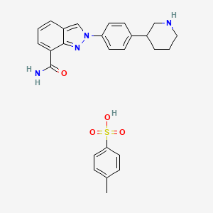 molecular formula C26H28N4O4S B10762437 Niraparib TsOH 