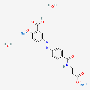 molecular formula C17H17N3Na2O8 B10762473 Colazal 
