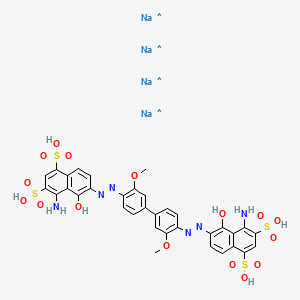 molecular formula C34H28N6Na4O16S4 B10762497 CID 137242217 