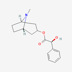 molecular formula C16H21NO3 B10762630 (-)-Homatropine CAS No. 51017-31-3