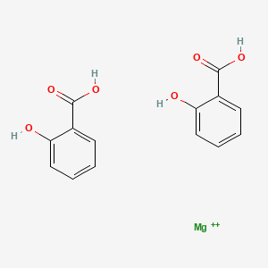 molecular formula C14H12MgO6+2 B10762653 Salicylic 