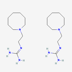 molecular formula C20H44N8 B10762669 2-[2-(azocan-1-yl)ethyl]guanidine 