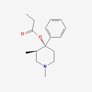 molecular formula C16H23NO2 B10762733 Betaprodine CAS No. 468-59-7