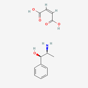 molecular formula C13H17NO5 B10762748 Phenylpropanolamine maleate 