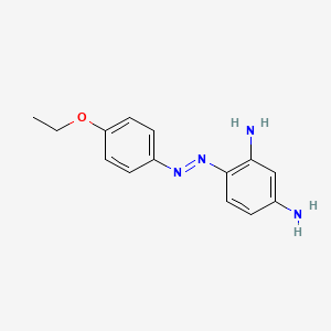 molecular formula C14H16N4O B10762798 Ethoxazene CAS No. 1238467-62-3