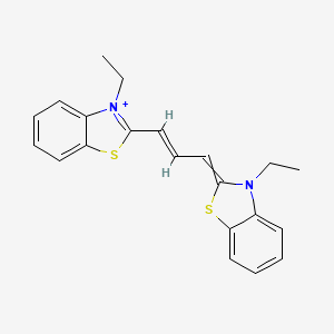 molecular formula C21H21N2S2+ B10762809 Alazanine 