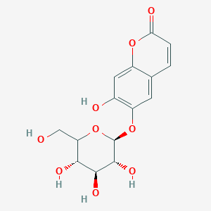 molecular formula C15H16O9 B10762840 Esculoside anhydride 