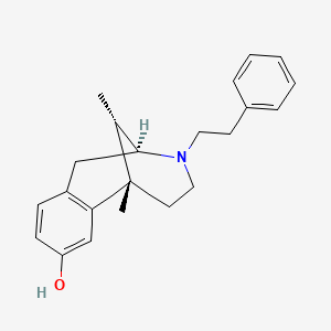 molecular formula C22H27NO B10762850 (+)-Phenazocine CAS No. 58073-76-0
