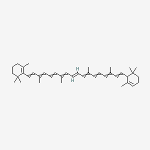 molecular formula C40H56 B10762880 alpha-carotene, (6'R)-isomer 