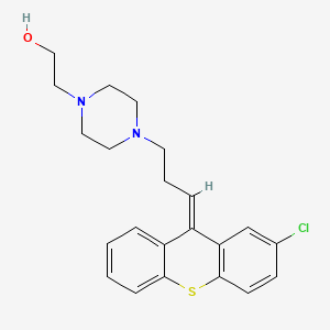 molecular formula C22H25ClN2OS B10762890 trans-Clopenthixol CAS No. 53772-84-2