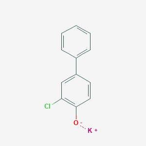 molecular formula C12H8ClKO B107629 Potassim 2-chloro-4-phenylphenate CAS No. 18128-16-0