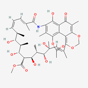 molecular formula C40H51NO14 B10763080 Streptovaricin C CAS No. 23344-17-4