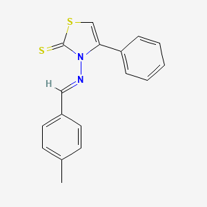 molecular formula C17H14N2S2 B10763107 Fezatione 