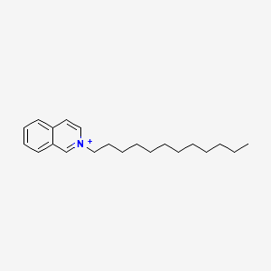 molecular formula C21H32N+ B10763110 Lauryl isoquinolinium CAS No. 16826-19-0
