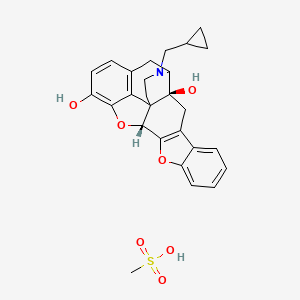 molecular formula C27H29NO7S B10763212 Naltriben methanesulfonate 