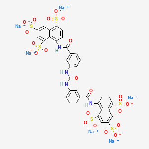 molecular formula C35H20N4Na6O21S6 B10763224 NF023 