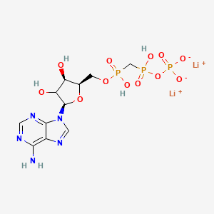 molecular formula C11H16Li2N5O12P3 B10763273 alpha,beta-Methylene adenosine 5'-triphosphate dilithium 
