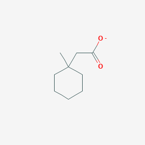 molecular formula C9H15O2- B107633 (1-Methylcyclohexyl)acetate CAS No. 16737-30-7