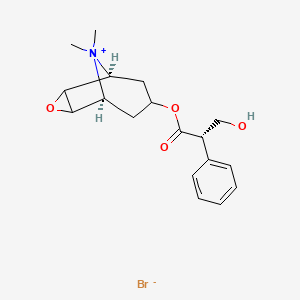 molecular formula C18H24BrNO4 B10763363 Methylscopolamine bromide 