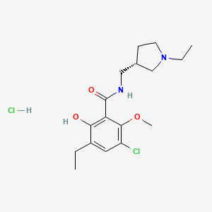 molecular formula C17H26Cl2N2O3 B10763409 S-(-)-Eticlopride hydrochloride 