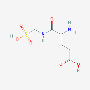 molecular formula C6H12N2O6S B10763457 gamma-D-Glutamylaminomethylsulfonic acid 