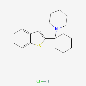 molecular formula C19H26ClNS B10763473 BTCP hydrochloride 