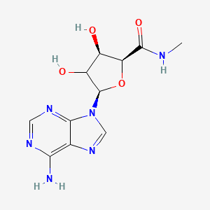 molecular formula C11H14N6O4 B10763546 5'-N-Methyl carboxamidoadenosine 