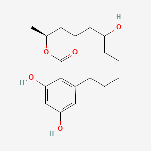 molecular formula C18H26O5 B10763604 h_81_Zeranol 