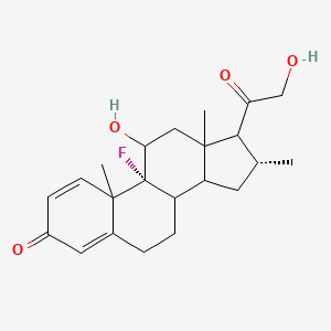 molecular formula C22H29FO4 B10763890 Desoxymetasone 